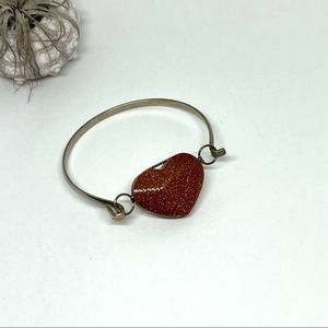 Goldstone Heart Bracelet!